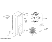 Схема №1 K4434X6FF с изображением Дверь для холодильной камеры Bosch 00244032