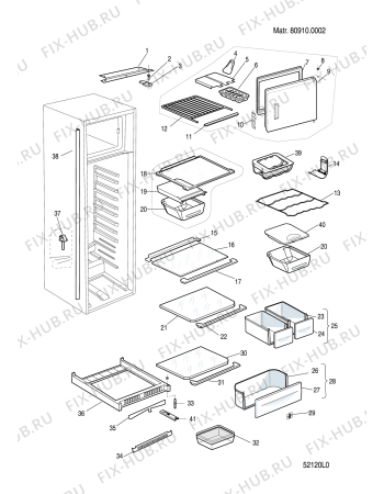 Схема №2 BS3021V (F055932) с изображением Термореле для холодильной камеры Indesit C00299702