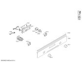 Схема №6 HBA553BA0 с изображением Панель управления для духового шкафа Bosch 11022919
