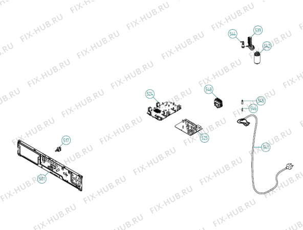 Взрыв-схема стиральной машины Gorenje T760 AU   -White (900002586, TD33AU) - Схема узла 05