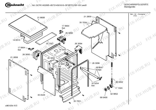 Схема №4 SF5BTE1 GCI5740WWS с изображением Переключатель для посудомойки Bosch 00183566