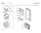 Схема №3 KIM28470 с изображением Дверь для холодильной камеры Bosch 00239272