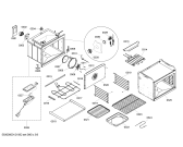Схема №6 SEM302BS с изображением Ручка для плиты (духовки) Bosch 00144492
