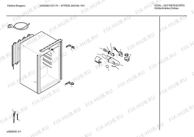 Схема №3 KILAIH5FF RE35A с изображением Клапан для холодильника Bosch 00265230