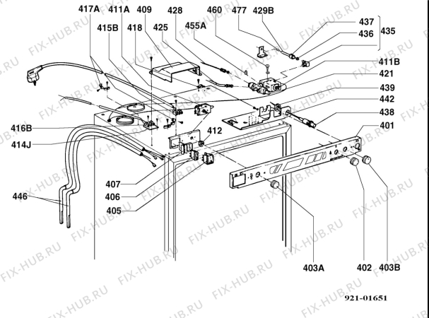 Взрыв-схема холодильника Losirs (N Ls) GM90H - Схема узла Armature/fitting