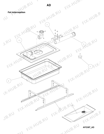 Схема №18 AFO 385 с изображением Всякое для составляющей Whirlpool 483286011511