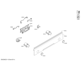 Схема №4 HBA574EB0 с изображением Модуль управления, запрограммированный для плиты (духовки) Bosch 11024389