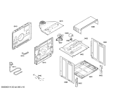 Схема №4 3HE506X horno balay poliv.inox. multifuncion с изображением Передняя часть корпуса для духового шкафа Bosch 00675903