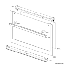 Схема №6 47036IU-MN с изображением Панель для электропечи Aeg 5613851004