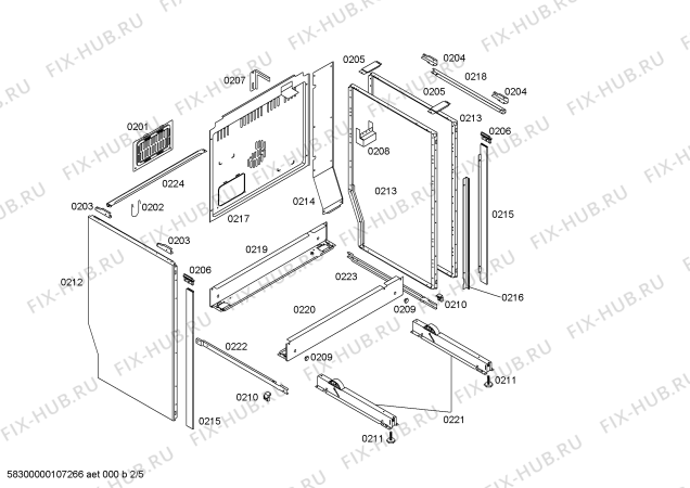 Схема №4 HS27229SC с изображением Варочная панель для плиты (духовки) Siemens 00710851