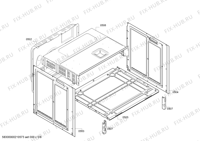 Схема №3 HKA050050Q с изображением Переключатель режимов для духового шкафа Bosch 12023148
