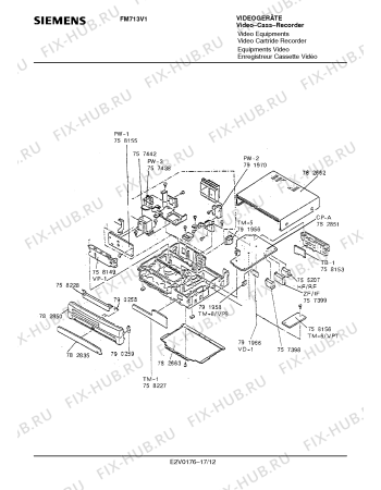 Схема №11 FM713V1 с изображением Инструкция по эксплуатации для видеоэлектроники Siemens 00530853