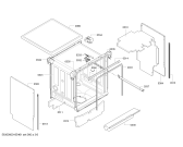 Схема №5 SMS53M02GC made in germany с изображением Передняя панель для посудомоечной машины Bosch 00707436