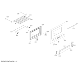 Схема №2 HSK14I31SC COCINA A GAS PRO523 IX BOSCH с изображением Дверь для плиты (духовки) Bosch 00775435