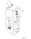 Схема №3 20RU-D1 600 с изображением Поверхность для холодильной камеры Whirlpool 481245838104