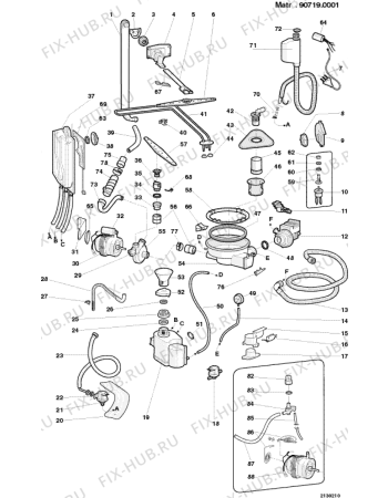 Схема №3 LS2410 (F018471) с изображением Руководство для электропосудомоечной машины Indesit C00064671