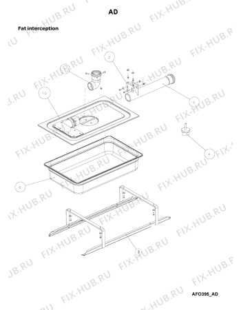 Схема №22 AFO 395 с изображением Всякое для составляющей Whirlpool 482000001411