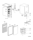 Схема №1 AFB910 (F090639) с изображением Дверь для холодильника Indesit C00329617