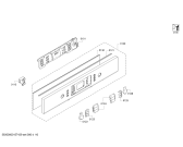 Схема №4 SKE53M25EU с изображением Передняя панель для посудомойки Bosch 00679171