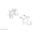 Схема №4 P1HEB31042 с изображением Панель управления для плиты (духовки) Bosch 00671382
