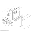 Схема №5 SGS84M22 Exclusiv VarioFlex с изображением Передняя панель для электропосудомоечной машины Bosch 00442971