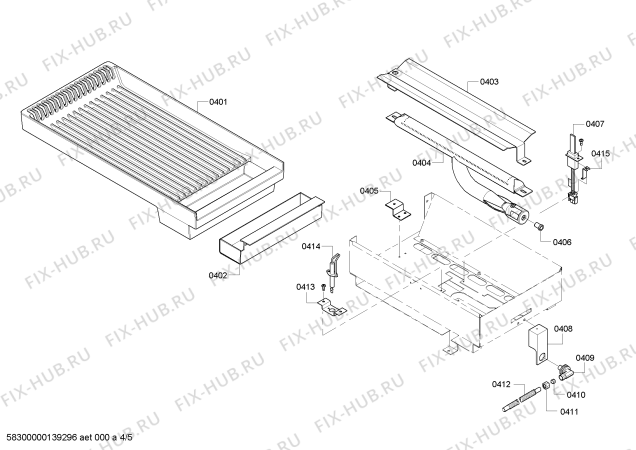 Схема №2 PCG364EL с изображением Панель для плиты (духовки) Bosch 00478902