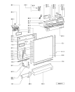 Схема №1 GSF4741 GSF 4741 TW-WS с изображением Панель для электропосудомоечной машины Whirlpool 481245379496