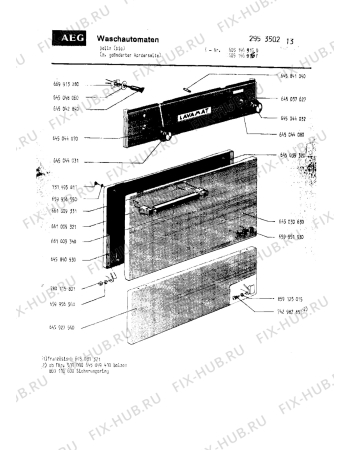 Схема №6 LAVBELLA CH с изображением Вноска для посудомоечной машины Aeg 8996450067609