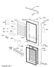 Схема №1 S93930CMXF с изображением Дверка для холодильника Aeg 2801828712