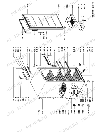 Схема №1 GKC 3443/0 с изображением Панель управления для холодильной камеры Whirlpool 481244228033