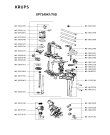 Схема №2 XP7240A2/70D с изображением Корпусная деталь для электрокофемашины Krups MS-5883887