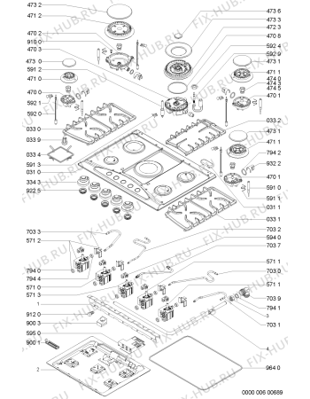 Схема №2 AKM 394/AE с изображением Накладка для электропечи Whirlpool 481231039206