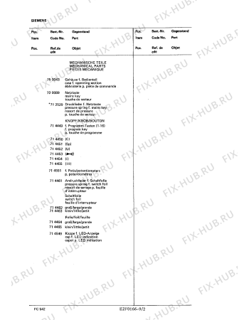 Взрыв-схема телевизора Siemens FC5422 - Схема узла 03