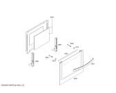 Схема №2 3HE506XP Horno balay.2d.poliv.CFm.E0_TIF.inox с изображением Внутренняя дверь для электропечи Bosch 00688752