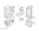 Схема №2 KG36P390 с изображением Дверь морозильной камеры для холодильной камеры Siemens 00476230