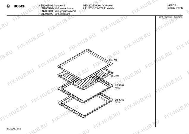 Схема №5 HEN202B с изображением Ручка выбора температуры для плиты (духовки) Bosch 00154617