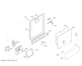 Схема №5 VVD55W00EU с изображением Кнопка для электропосудомоечной машины Bosch 00627129