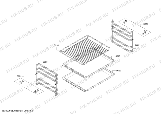 Схема №5 HBA38B9B0 с изображением Панель управления для плиты (духовки) Bosch 00704129