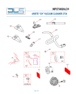 Схема №1 VACUUM CLEANER (ERP) с изображением Труба для электропылесоса ARIETE AT5186020500