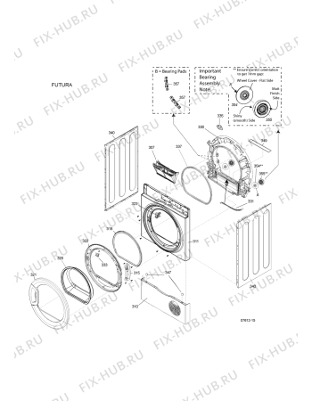Взрыв-схема стиральной машины Hotpoint-Ariston TCD9346CZ1IT (F076863) - Схема узла