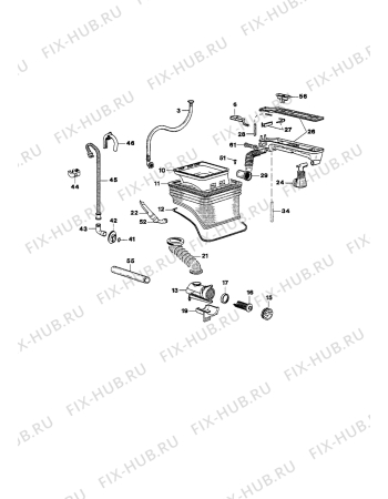 Взрыв-схема стиральной машины Electrolux WH5085 - Схема узла Section 4