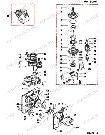 Схема №4 MCA15NA (F039803) с изображением Панель для кофеварки (кофемашины) Indesit C00268754