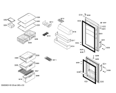 Схема №2 KG36NY20 с изображением Дверь морозильной камеры для холодильной камеры Siemens 00684767