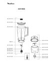 Схема №1 A2421B(P) с изображением Перекрытие для электромиксера Moulinex MS-4522229