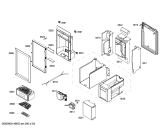 Схема №5 RF411700 с изображением Вставная полка для холодильной камеры Bosch 00679583