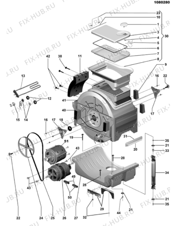 Схема №4 TX80FR (F021614) с изображением Модуль (плата) для стиралки Indesit C00065368