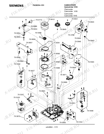 Схема №10 FA292G4 с изображением Модуль для плиты (духовки) Siemens 00795603