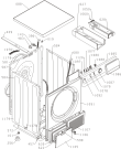 Схема №5 DX8664JW (402610, SP10/331) с изображением Декоративная панель для стиральной машины Gorenje 402709