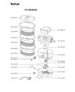 Схема №2 VC100665/90 с изображением Запчасть для электромультиварки Tefal SS-995575