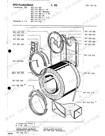 Взрыв-схема стиральной машины Rondo (N Rn) RONDODRY AZ 8 - Схема узла Section2